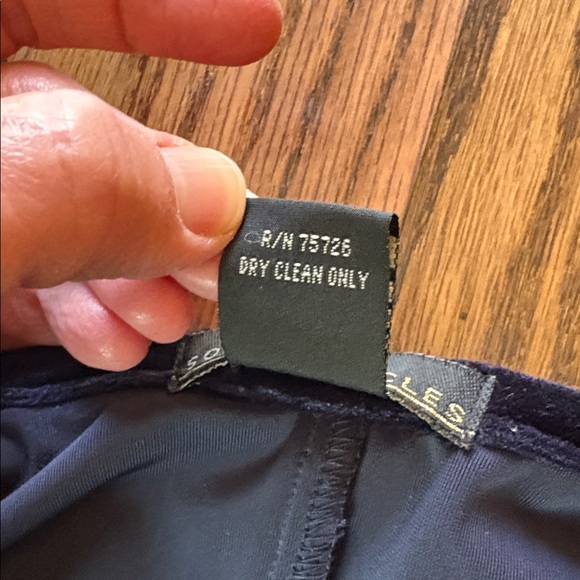 Vintage navy blue velvet sleeveless maxi dress with jacket size 6 - Picture 11 of 12